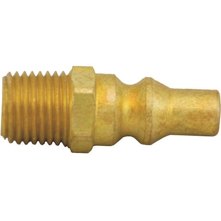 Mec Liquid Propane 1/4 in. Quick Disconnect Nipple x 1/4 in. MNPT Adapter Brass ME-GMC4-02